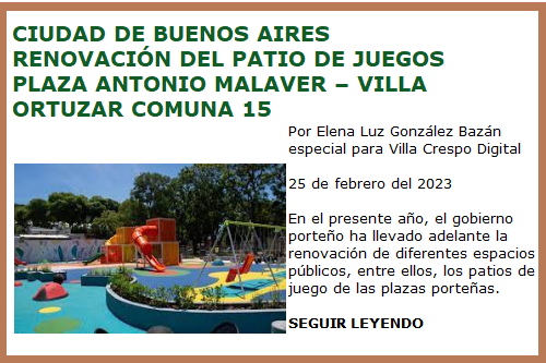 RENOVACION PATIO DE JUEGOS